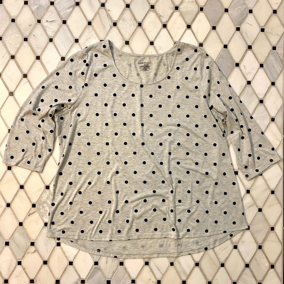 Two Lane Bryant Polka Dot Tops - 18/20 - Picture 7 of 11